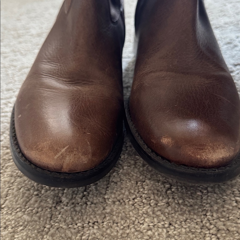 Leather Riding Boots / Size 9M - Picture 5 of 8